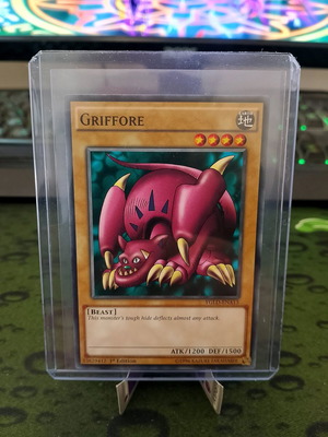 Griffore Yu-Gi-Oh! card new, 1st edition, common, NM