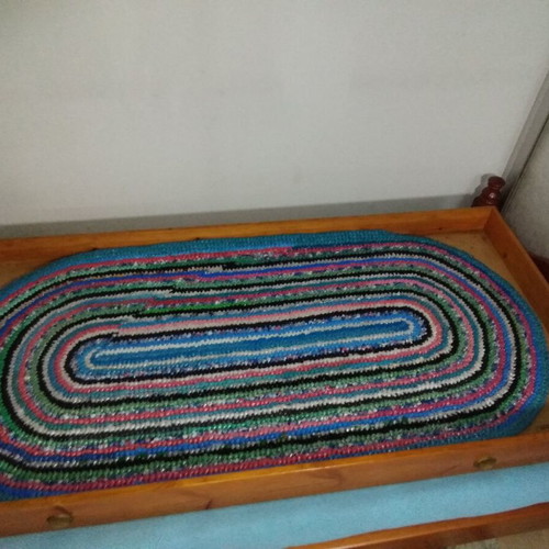 Handmade plastic rugs like new
