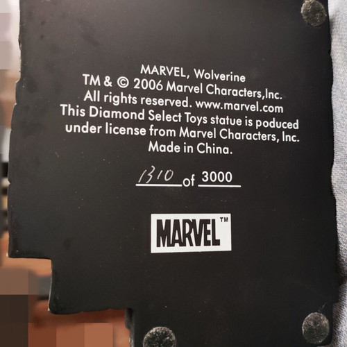 Wolverine Diamond Select Full Size Statue 1310/3000 Marvel 2006 new