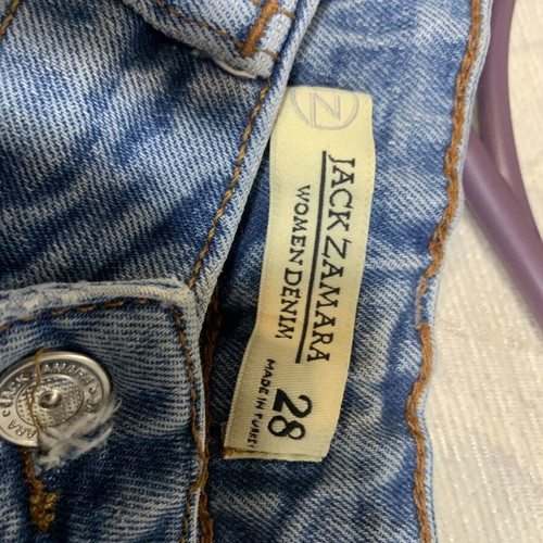 Jack Zamara women's slim straight blue jeans size 28
