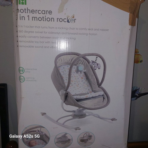 Mothercare 3 in 1 motion baby rocker