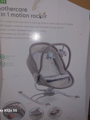 Mothercare 3 in 1 motion baby rocker