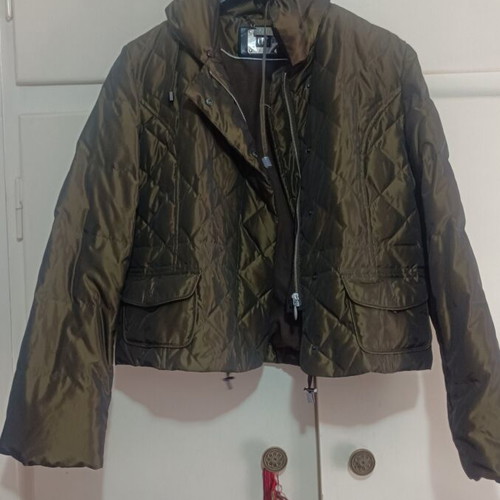 Puffer jacket CPL1953 XL 42 14 like new, brown and gold
