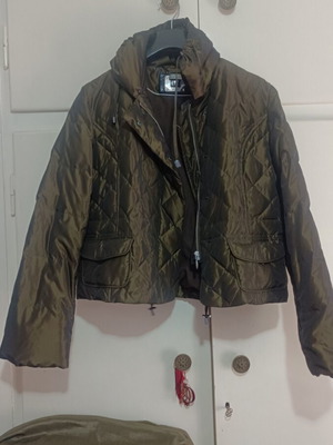 Puffer μπουφάν CPL1953 XL 42 14 σαν καινούργιο, καφέ και χρυσαφί