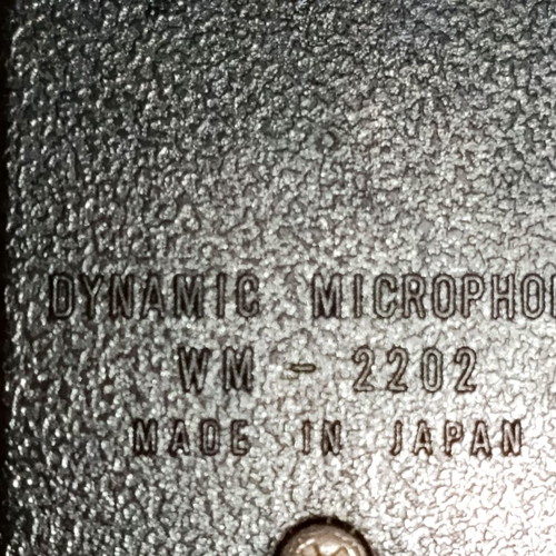 National WM-2202 Dynamic Microphone Set, vintage 1970s, Japan