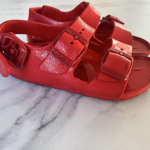 Birkenstock red children's sandals size 26 used unisex