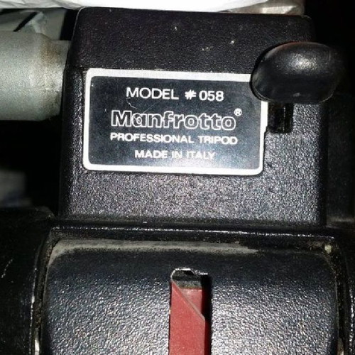 Manfrotto 058 professional tripod with 141RC head used