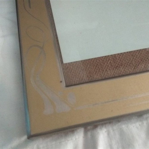 Metal photo frames used, pack of 2 large