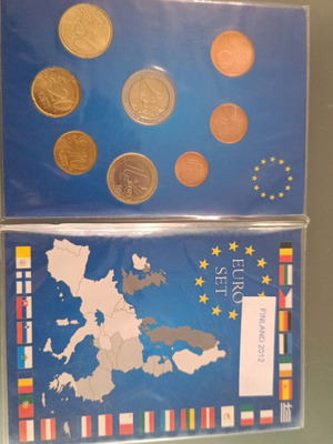 Finland euro coinset 2012 Leuchtturm uncirculated