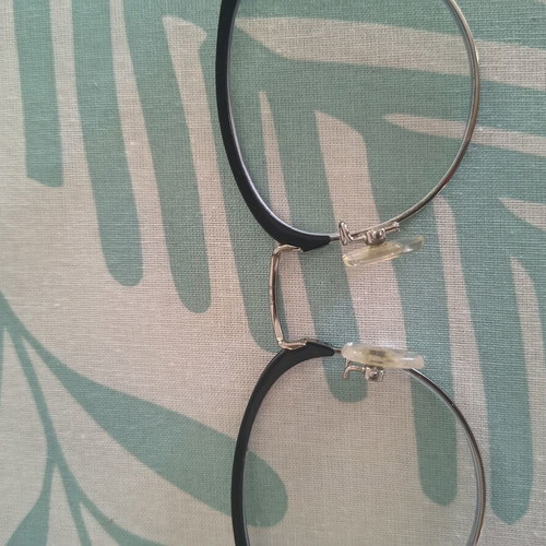 Polaroid Unisex Prescription Glasses like new, black and silver