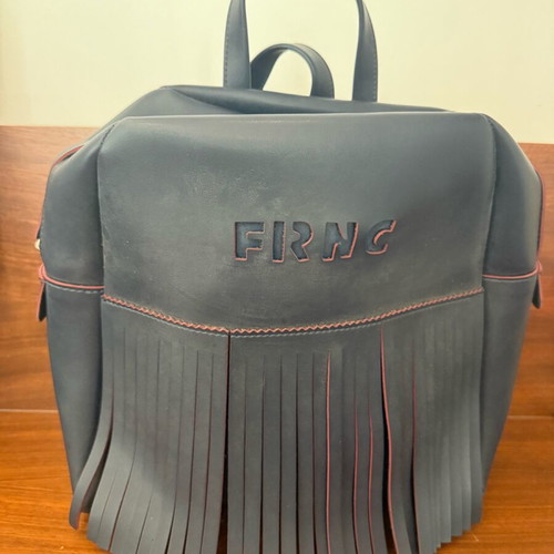 FRNC backpack medium size blue eco leather like new