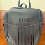 FRNC σακίδιο πλάτης μεσαίου μεγέθους μπλε eco leather σχεδόν αχρησιμοποίητο