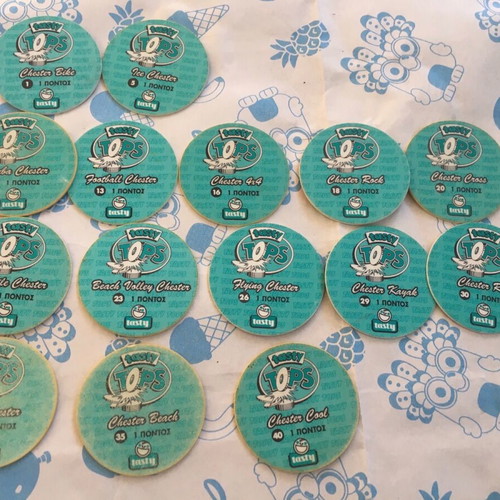 Tasty Tops used caps, pack of 15 from 1995