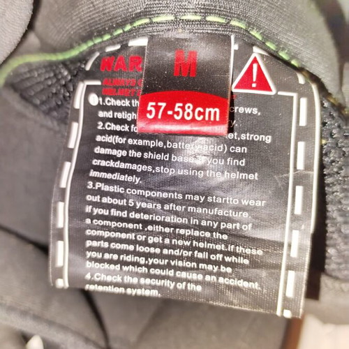 Faseed X1 Trail open face motorcycle helmet used
