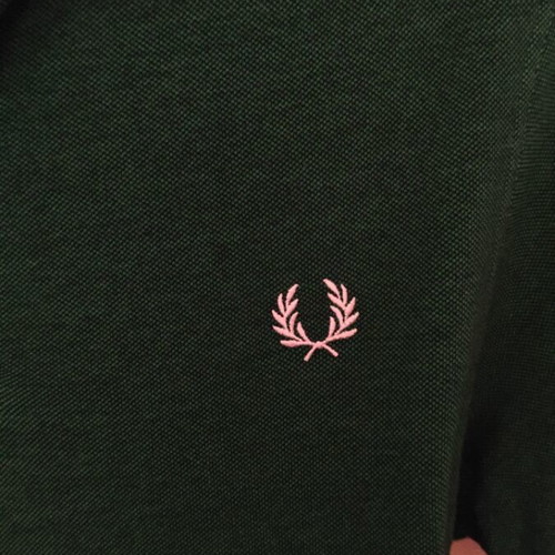 Fred Perry polo shirt like new, green, size M, short sleeve