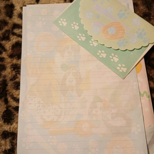 Used correspondence, 3 sets with envelope and sheet