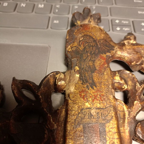 Double-sided 18th Century Blessing Cross used with certificate
