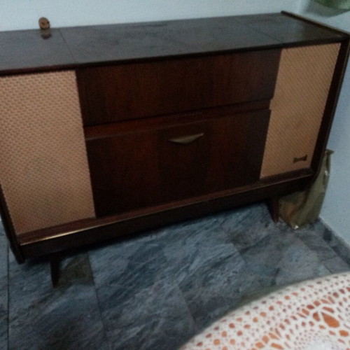 Telefunken Dominante hi-fi stereo 2094 radio turntable cabinet used, 1959 model