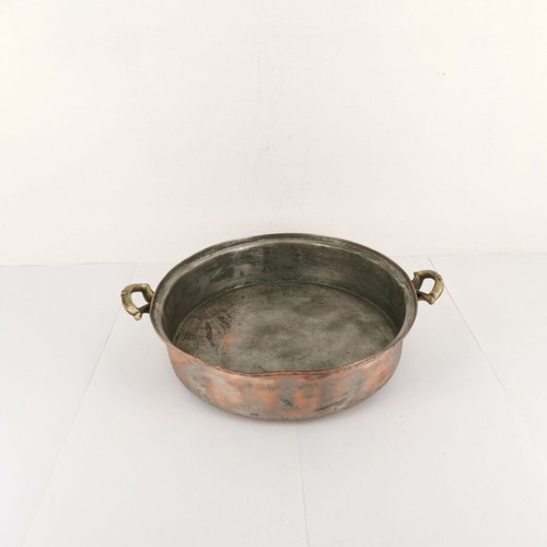 Copper oven tray used, 1930s vintage