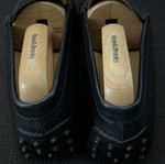 Tod's Gommino Leather Loafers Men's New Black Size 44