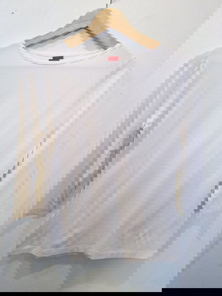 Λευκή μπλουζα με μανίκι 3/4 Medium