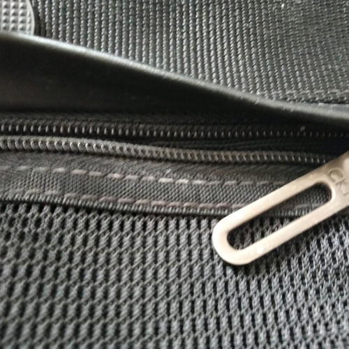 Calvin Klein Jeans shoulder bag used, black, synthetic with leather details