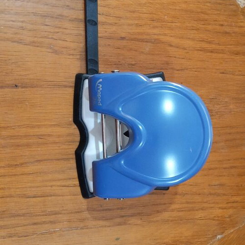 Vintage Electronic Mini Calculator Model 842 and Maped Hole Puncher