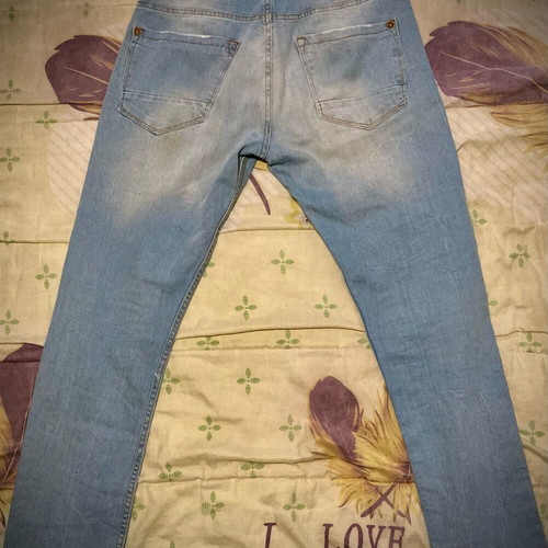 Profil premium jeans light blue like new with distressed details
