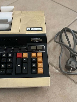 Nikkam 120 MPD printing electronic calculator, vintage