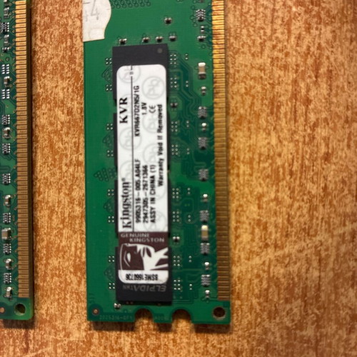 Promo RAM DDR2 Dimms 2x1Gb used