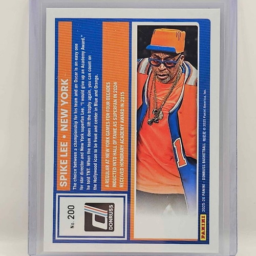 2025-26 Panini Donruss NBA Spike Lee New York Knicks Card