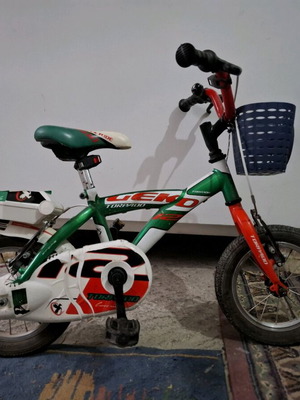 Ποδήλατο Torpado Geko 12'' μεταχειρισμένο με φρένα V-Brake και βοηθητικές ρόδες