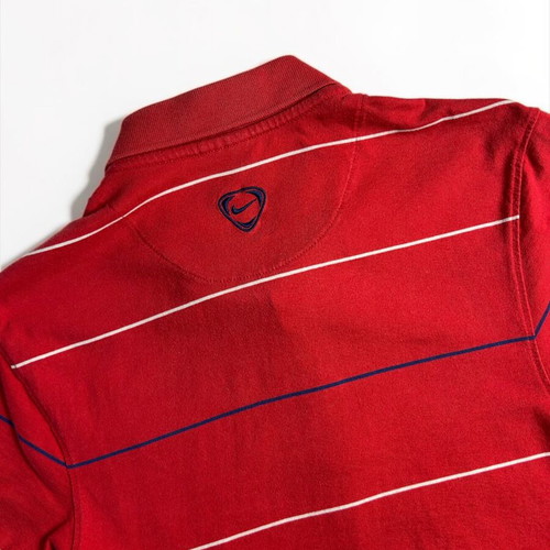 Nike Vintage Y2K Manchester United Polo Shirt Pre Match 2008-2009 Men’s Red like new