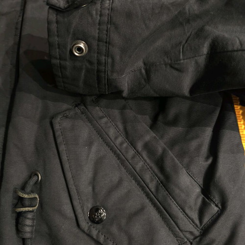 Lee men's parka size M black like new