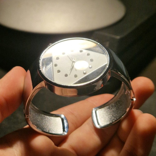 Women's watch used, stainless steel, without battery