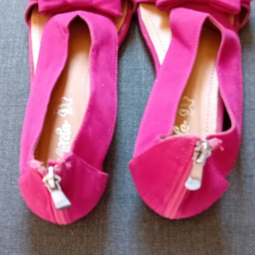 Verde pink fuchsia suede/leather sandals like new size 38