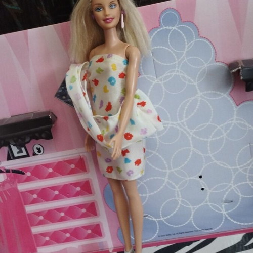 Barbie vintage doll with vintage dress