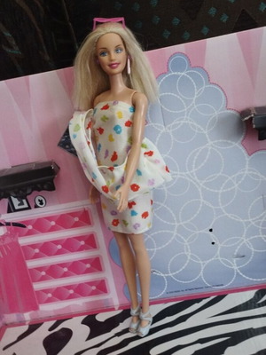 Barbie vintage doll with vintage dress