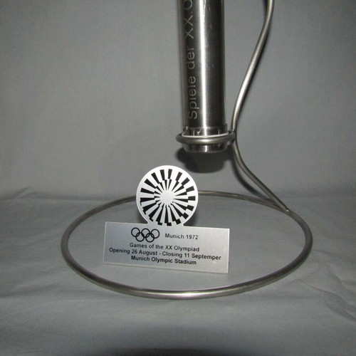 Olympic Games Munich 1972 INOX Torch Base new