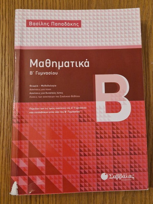 Mathematics Workbook B Gymnasium like new, Papadakis editions