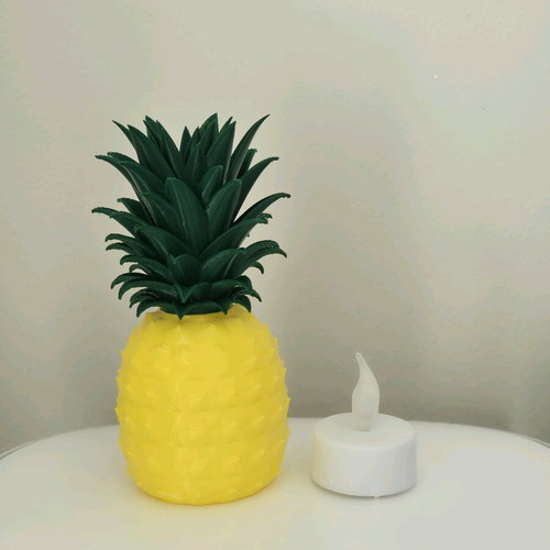 3D Pineapple illuminated new with tealight