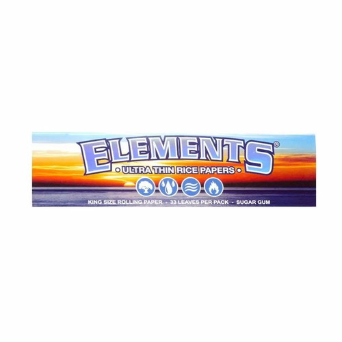 Elements King Size Rolling Paper 32 Leaves New