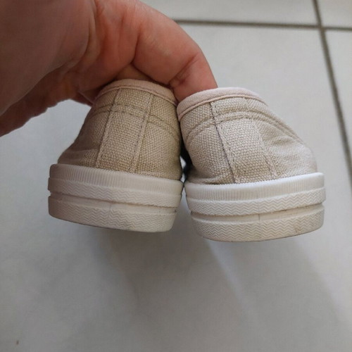 Beige canvas shoes No27 used for boy and/or girl