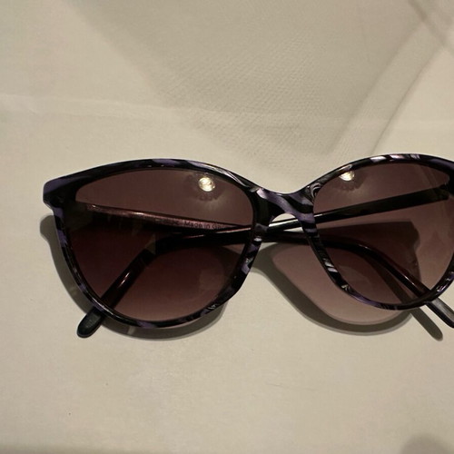 Tauschek Cat-Eye Sunglasses New, Purple Tortoise Vintage Made in Germany