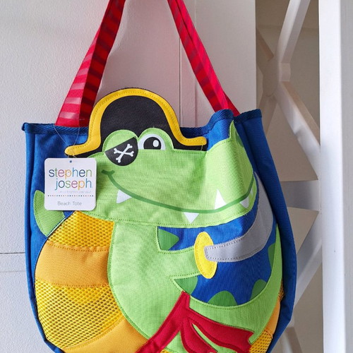 Beach bag children's new with plastic tools