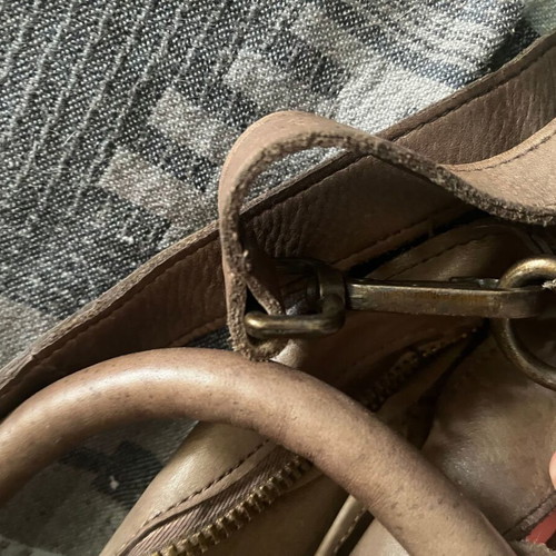Leather bag crossbody made in Italy, like new, chocolate brown