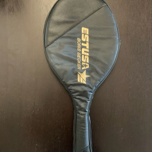 Estusa Boris Becker collectible tennis racket used with case