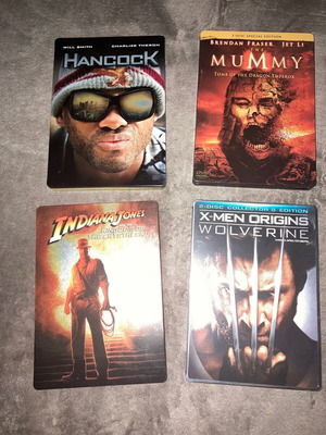 DVD Steelbook Special Editions 4 pcs like new, authentic