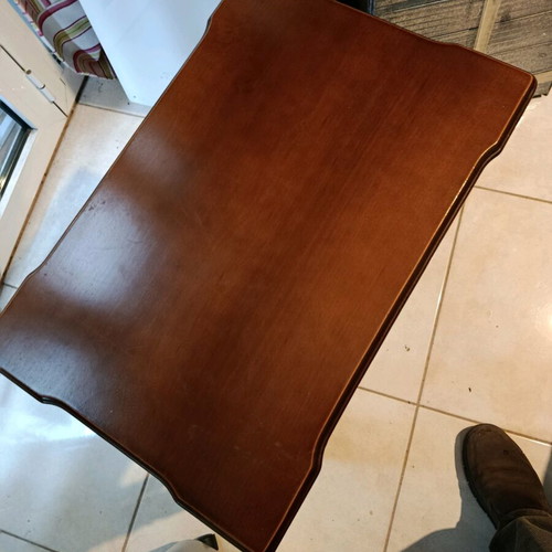 Three wooden side tables for living room like new