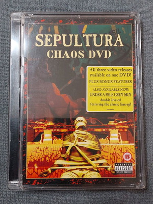 DVD Sepultura Chaos DVD 2002 нов, метъл